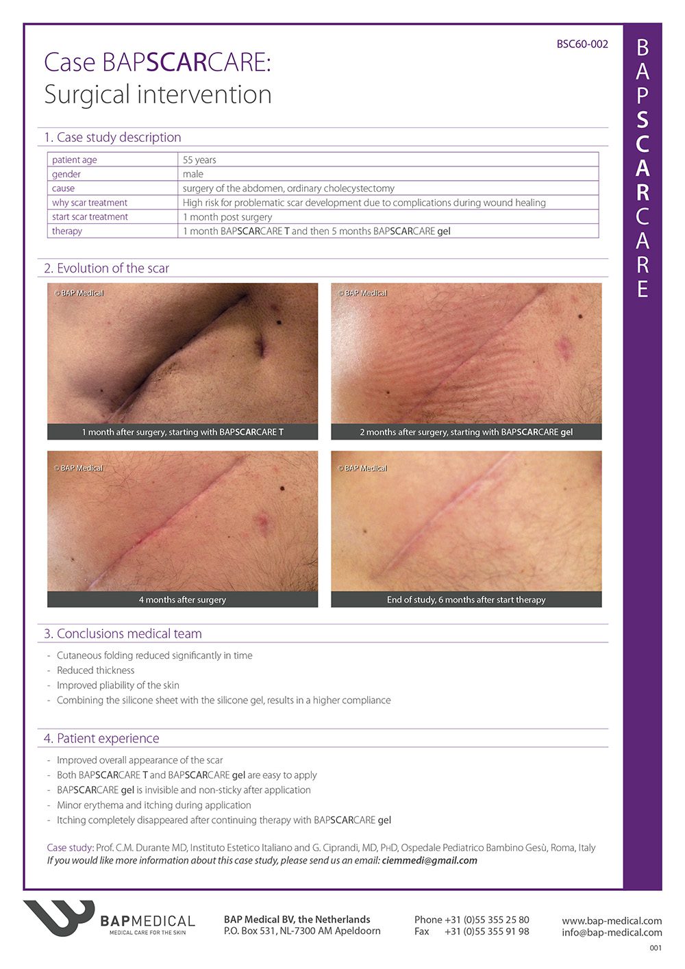 Bapscarcare Case Studies – Case.BSC60-002-EN.001